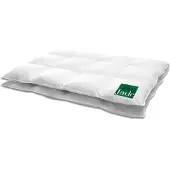 HANSKRUCHEN GmbH HANSKRUCHEN Jade couette en duvet 240x220 cm chaleur moyenne 90% duvet lavable pour personnes allergiques respirante à caissons blanche