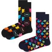 Happy socks Chaussettes '2-Pack Cat Socks' mélange de couleurs