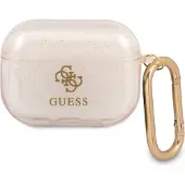 GUESS Guapucg4Gd Airpods Pro Coverzłoty/Gold Glitter Collection