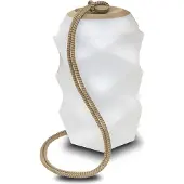 New Garden Bita - lampe rechargeable télécommandée - Ø 17,8 x 30 cm - inclus LED - IP65 - beige - RGB + couleur de lumière blanche