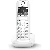 Gigaset Téléphone analogique/DECT AS690 Blanc Identification de l'appelant