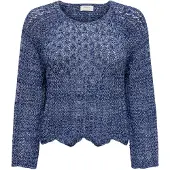 ONLY Pull-over 'ONLNOLA' bleu foncé
