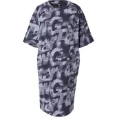 G-Star Sprayed Letters Loose Short Sleeve Dress Bleu S Femme