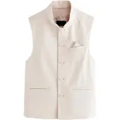 Next Gilet blanc naturel