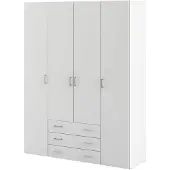 Dmora Armoire Space 70410 blanche