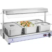 Royal Catering Expondo Plaque chauffante - 3 lampes halogènes - 1 550 W