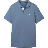 Tom Tailor T-Shirt bleu fumé / blanc
