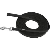 Kerbl Laisse pour chiens 10 m Caoutchouc Noir 81045