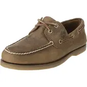 Timberland pour homme. TB01001R2141 Chaussures bateau classiques en cuir marron (43), Casuel