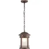 Maytoni Salamanca Suspension, lampe à suspendre E27 Marron IP44 Verre (E27)