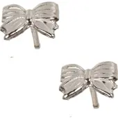 Out of the blue Boucles d'oreilles en argent 925 sterling, noeud, (Argent sterling 925)