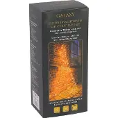 FHS Sapin de Noël LED Galaxy semi-circulaire 200 cm 200 LED blanc chaud, pour fixation murale