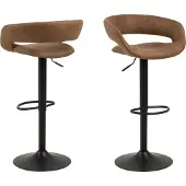 Fonq Grace Tabouret de bar, marron.