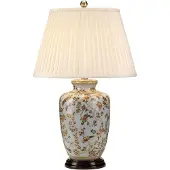 Elstead Lighting Gold Birds Lampe de table E27 Or Crème, Made in UK (E27)