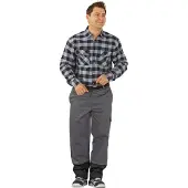 Planam Pantalon de soudeur Weld Shield taille 52 gris/noir (52)