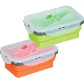 Klausberg Boîte À Lunch - - Kb-7021 - Silicone Pliable - Étanche - 0,4 L