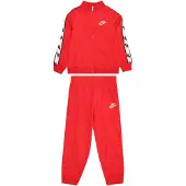 Nike Kids Full Zip With Logo Tap Long Sleeve Set Rouge 4-5 Years Enfants