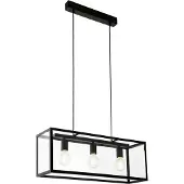 Eglo Lampe à suspendre Charterhouse Noir 49393