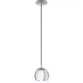 Eglo 94592 Rocamar Lampe à suspendre en verre Chrome (LT)