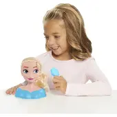 Just Play Mini-tête de coiffage Disney Princesse Elsa