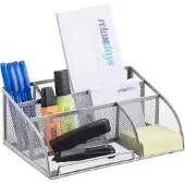 Relaxdays Organiseur de bureau treillis