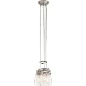Elstead Lighting Brinley Lampe à suspendre E27 triple nickel brossé (E27)