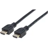 Manhattan HDMI (Typ A) — HDMI (Typ A) (1 m), Câble vidéo, Noir