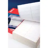 APLI Etiquettes - Blanche - Pour imprimantes matricielles et laser - 88,9x36 -