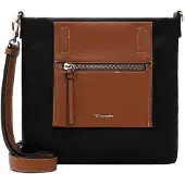 Tamaris Sac bandoulière 'Fabrizia' marron / noir
