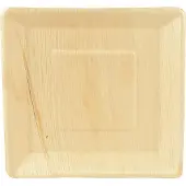 Papstar Assiette en feuille de palmier carrée pure