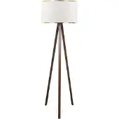 Opviq , lampadaire haut de gamme 100 % bois, design scandinave, hauteur : 140 cm, abat-jour en tissu (21 x 38 cm), douille E27, 40 W max., un éclairage élégant pour votre intérieur.