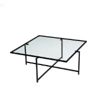 Skye Decor , Sun S409, tables basses, noir, verre, 85 x 35 x 85 cm