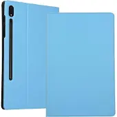 Cover-Discount Galaxy Tab S8 Ultra - Étui Smart Tri-fold bleu clair (Samsung Galaxy Tab S8 Ultra), Étui pour tablette, Bleu