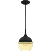 WESTINGHOUSE Suspension Art déco noir mat pour 1 ampoule