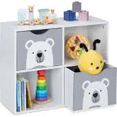 Relaxdays Kinderregal (60 x 24.50 x 48 cm)