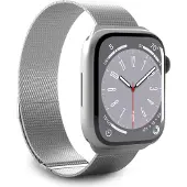 Puro Milanese Magnetic Band - Pasek ze stali nierdzewnej do Apple Watch 38/40/41 mm (srebrny) (38 mm, 40 mm, 41 mm, Acier inoxydable), Sangles de montre, Argent