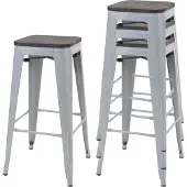 MCW Tabouret de bar -A73 (lot de 4)
