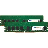 PHS-memory 32GB (2x16GB) kit mémoire RAM compatible avec QNAP TS-h1886XU-RP DDR4 UDIMM ECC 2666MHz PC4-2666V-E (SP453681)