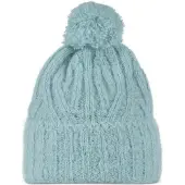 Buff Knitted Beanie Bleu
