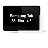 TabLines TWP022S Support mural pour Samsung Tab S8 Ultra 14.6, argenté, Support de tablette, Argent