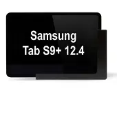 TabLines TWP030B Support mural pour Samsung Tab S9+ 12.4, noir, Support de tablette, Noir