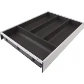 Blum Ambia-Line Range-couverts 425x300x50, acier blanc soie orion gris mat, Range-couverts, Blanc