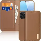 DUX Série Hivo (Apple iPhone 16 Pro Max), Coque pour téléphone portable, Marron