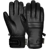 Reusch - Gants de ski en GORE-TEX - Grace GORE-TEX Black pour Femme en Cuir - Taille 7.5 - Noir