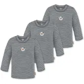 Normani T-Shirt 'Taupo' gris / blanc