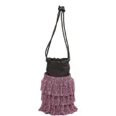 NAEMI Sac à bandoulière violet / noir