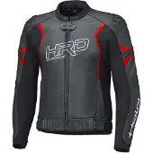 Held Veste en cuir de moto Street Rocket 4, noir/rouge, 48