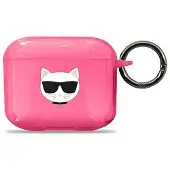 Karl Lagerfeld Kla3Uchfp Airpods 3Cover Róowy/Pink Choupette