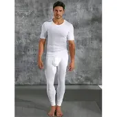 Schiesser Sous-vêtements longs blanc