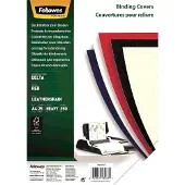 Fellowes Pack 25 couvertures Delta format A4 rouge 250 g/m2 5373701